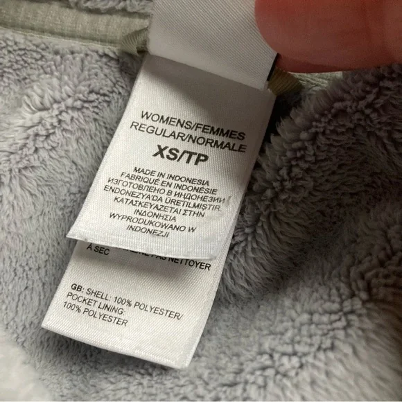 The North Face Fleece Jacket Gray Silver XS - Picture 4 of 6